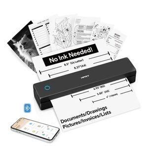 HPRT MT620 Pro Portable Printer Wireless Bluetooth Thermal Inkless Lightweight